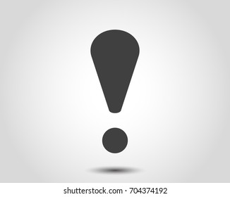 Exclamation mark. Exclamation mark. Hazard warning symbol. Exclamation, mark, icon, warning, alarm, alert, attention, background, bubble, button, caution