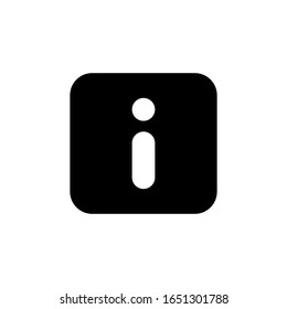 Exclamation mark icon. Alert, Warning, Attention sign. Error, Danger, Notice symbol. Informtion, more info, details symbol.