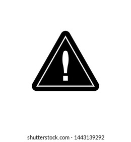 Exclamation Mark Icon. Attention, Caution, Alert, Error or Risk Illustration As A Simple Vector Sign & Trendy Symbolfor Design and Websites, Presentation or Mobile Application. 