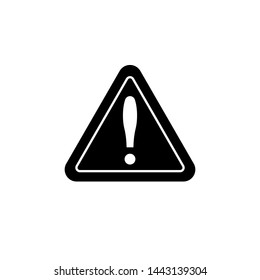 Exclamation Mark Icon. Attention, Caution, Alert, Error or Risk Illustration As A Simple Vector Sign & Trendy Symbolfor Design and Websites, Presentation or Mobile Application. 