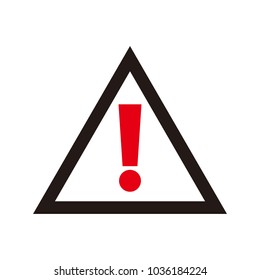 Exclamation mark icon. Attention sign icon. Warning symbol