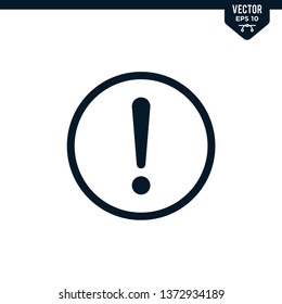 Exclamation mark icon design