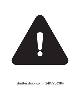 Exclamation mark icon design illustration