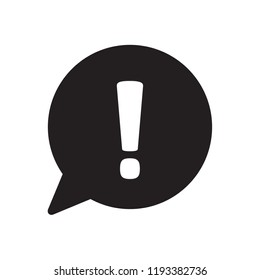 Exclamation mark icon. Hazard warning symbol. Attention sign icon. Vector.