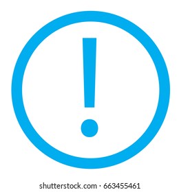 exclamation mark icon on white background. exclamation mark sign.