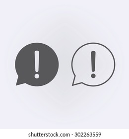 Exclamation Mark Icon Set