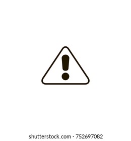 exclamation mark icon. sign design