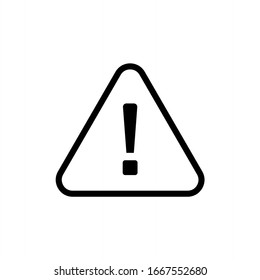 Exclamation mark icon symbol illustration