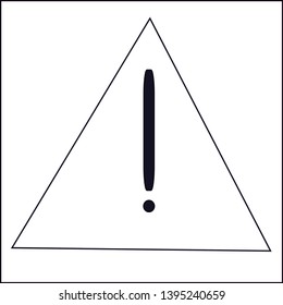 exclamation mark Icon Symbol Vector 
