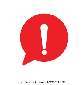 Exclamation mark icon symbol vector sign