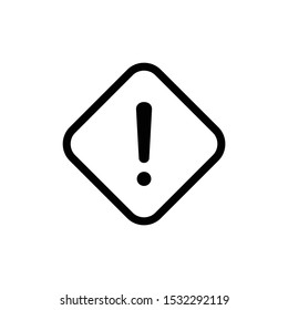 Exclamation Mark icon vector. Caution, attention sign symbol