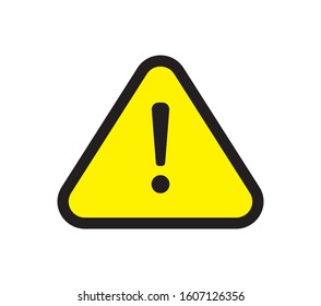 Exclamation Mark icon vector. Caution, attention sign symbol