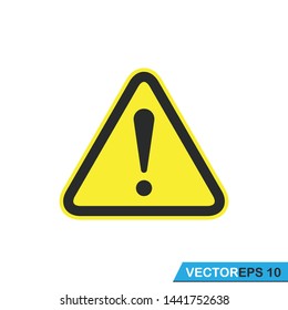 
exclamation mark icon vector design template
