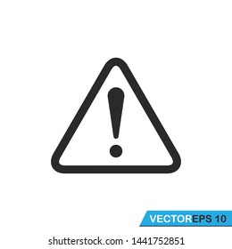 exclamation mark icon vector design template