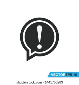 exclamation mark icon vector design template