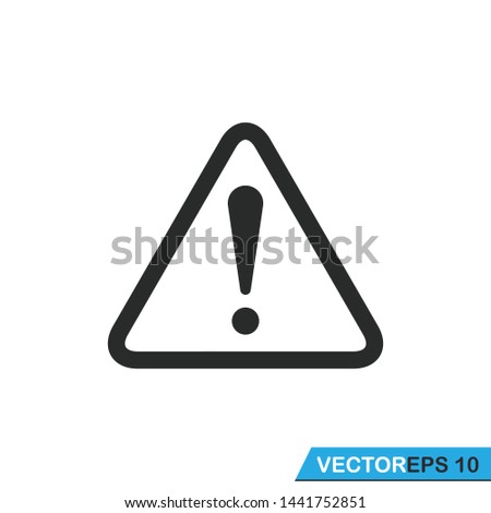 exclamation mark icon vector design template