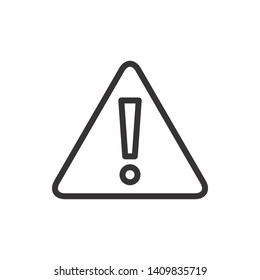 Exclamation Mark Icon Vector Illustration