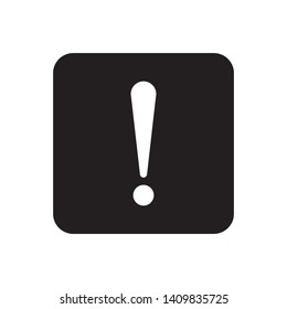 Exclamation Mark Icon Vector Illustration