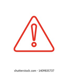 Exclamation Mark Icon Vector Illustration