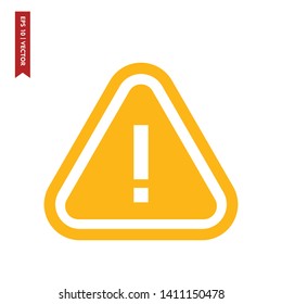 Exclamation Mark Icon Vector Illustration