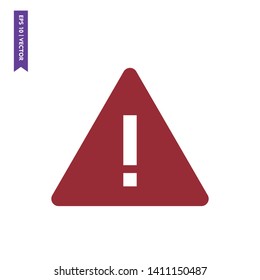 Exclamation Mark Icon Vector Illustration