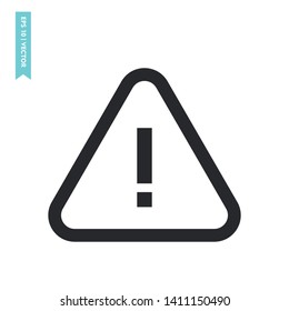 Exclamation Mark Icon Vector Illustration