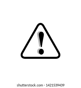 Exclamation Mark Icon Vector Illustration - Vector