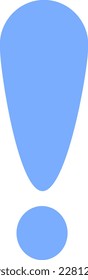 Exclamation mark icon. Vector illustration
