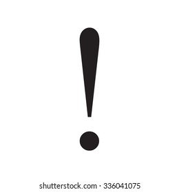 Exclamation Mark Icon. Vector Illustration