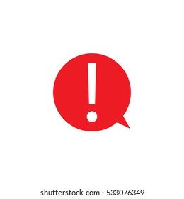 exclamation mark icon, vector illustration EPS 10