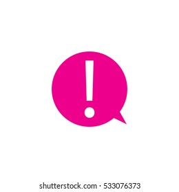 exclamation mark icon, vector illustration EPS 10