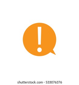 exclamation mark icon, vector illustration EPS 10