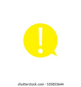 exclamation mark icon, vector illustration EPS 10