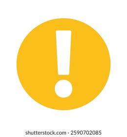 Exclamation Mark Icon . Warning, Alert, Caution Symbol, Attention Sign, Important Notification, Error and Hazard Indicator Vector Design