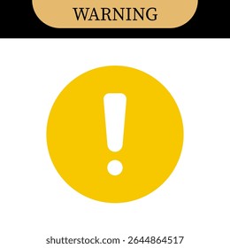 exclamation mark icons in speech bubble shapes | alerts, warnings, attention and important information icons | in black, yellow, and red colors