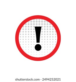 signo de exclamación con información