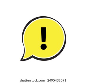 exclamation mark with information sign
