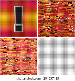 Exclamation mark (mixed mosaic with empty cells)