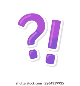 signo de exclamación en el concepto de sorpresa del cuadro de texto de comillas