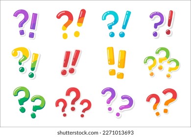 exclamation mark on quote text box surprise concept