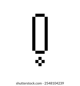 exclamation mark pixel art for your needs