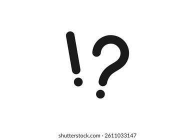 exclamation mark and question mark icon