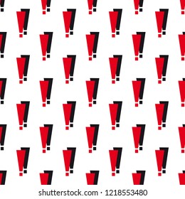 Exclamation Mark - Seamless Pattern