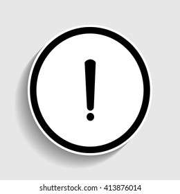 Exclamation mark sign