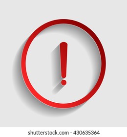 Exclamation mark sign