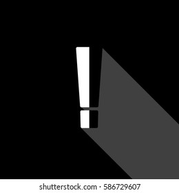 exclamation mark sign black