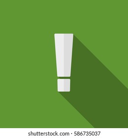 exclamation mark sign green