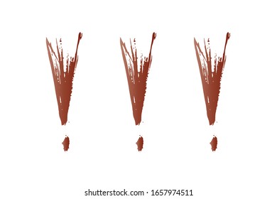 Exclamation mark sign icon. Attention sign icon. Vector.