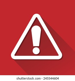 Exclamation mark sign icon great for any use. Vector EPS10.