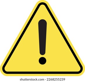exclamation mark signs, warning signs, traffic signs